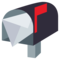 Open Mailbox With Raised Flag emoji on Emojione